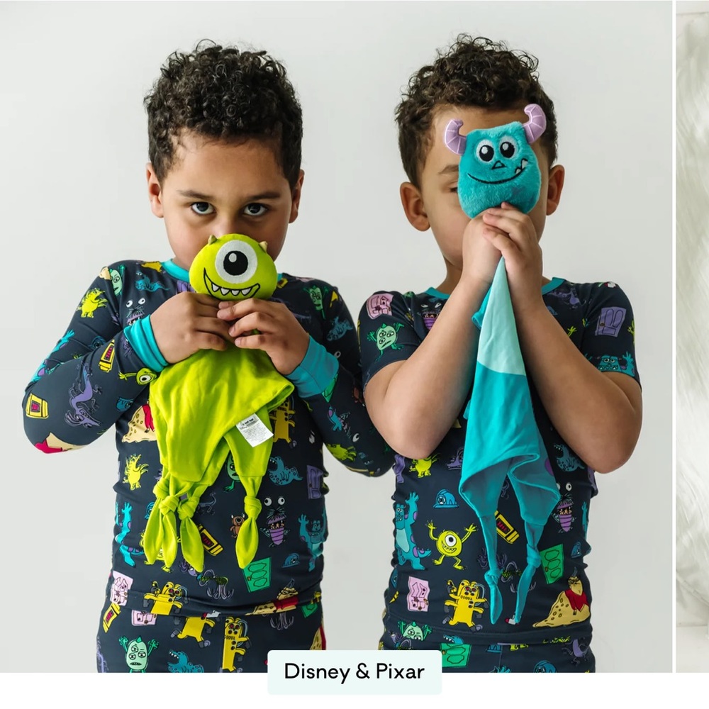 Little Sleepies BUNDLE Monsters Inc. Sulley & Mike Lovey
